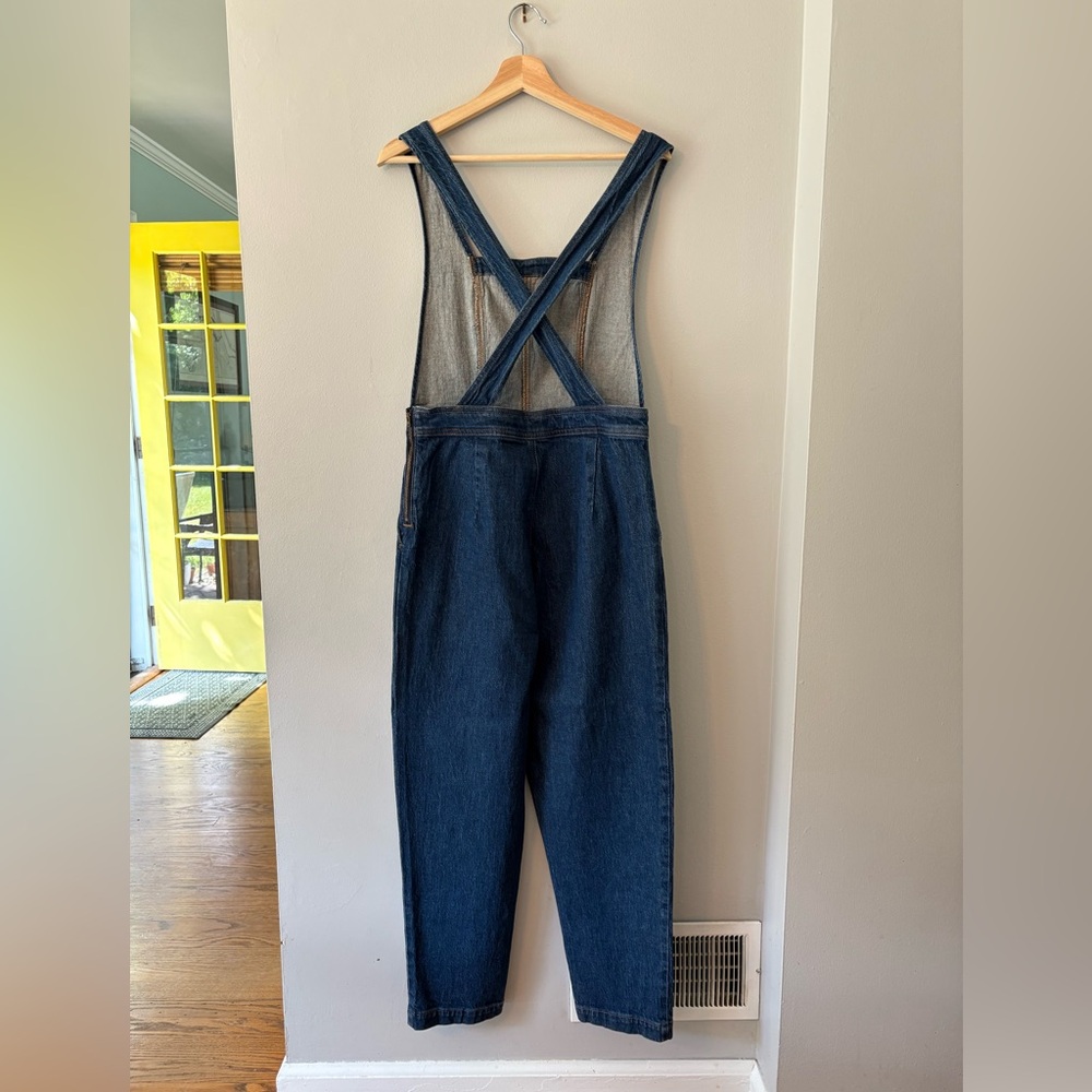 Madewell Tapered Overalls in Dunson Wash, Sz 6 - Picture 4 of 8